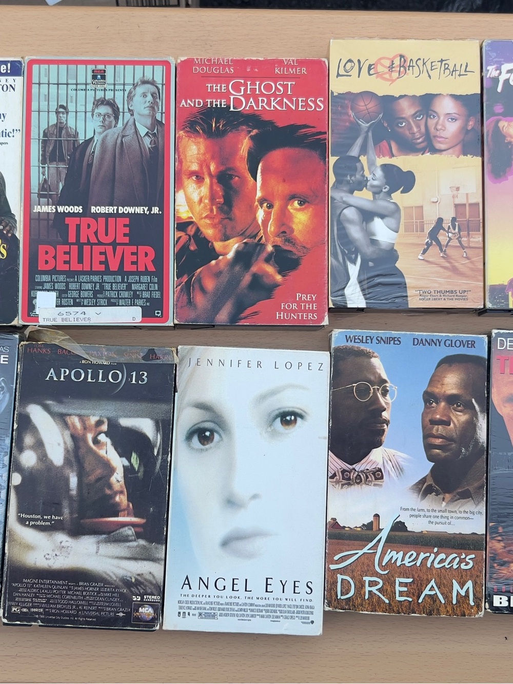 Drama VHS Movies Lot Of 14/Striptease,Apollo13,Powder Etc.